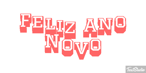 Feliz Ano Novo Efeito do texto