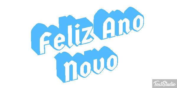 Feliz Ano Novo Efeito do texto