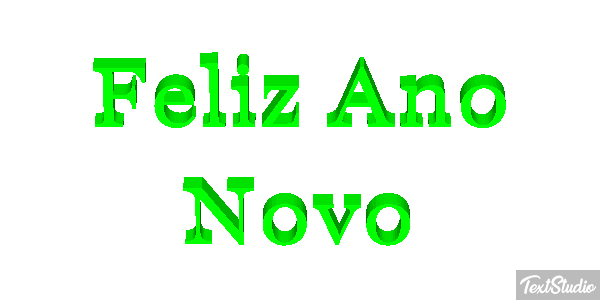Feliz Ano Novo Efeito do texto
