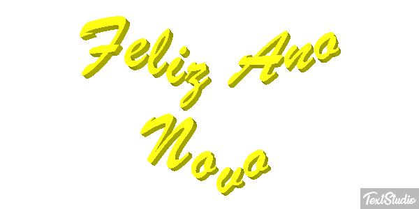 Feliz Ano Novo Efeito do texto