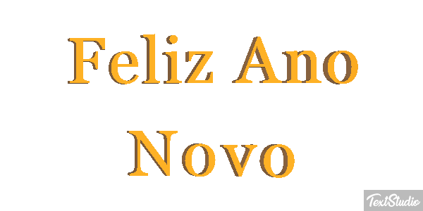 Feliz Ano Novo Efeito do texto