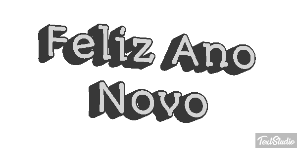 Feliz Ano Novo Efeito do texto