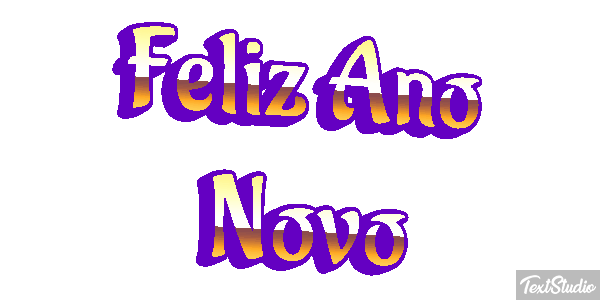 Feliz Ano Novo Efeito do texto