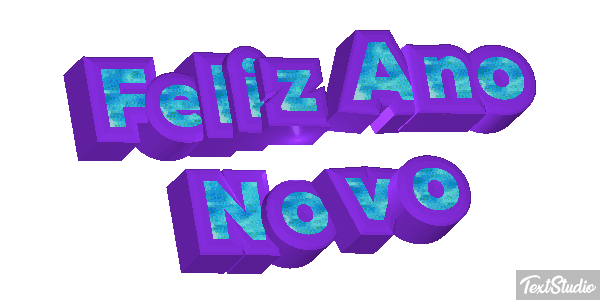 Feliz Ano Novo Efeito do texto