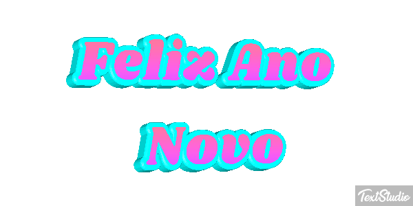 Feliz Ano Novo Efeito do texto