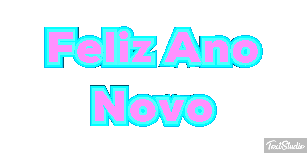 Feliz Ano Novo Efeito do texto