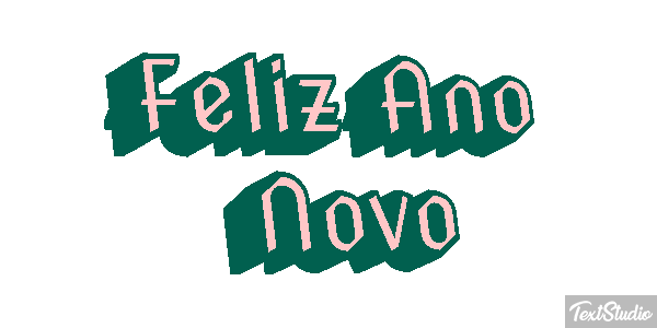 Feliz Ano Novo Efeito do texto