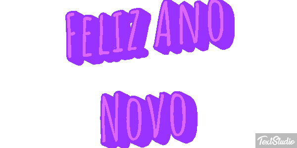 Feliz Ano Novo Efeito do texto