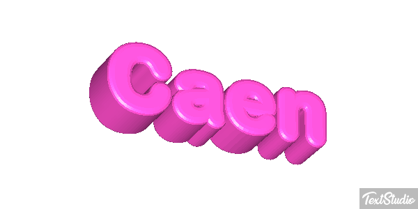 Caen テキスト効果