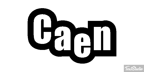 Caen テキスト効果