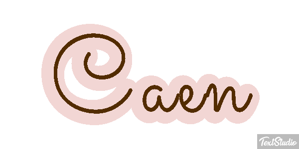 Caen テキスト効果