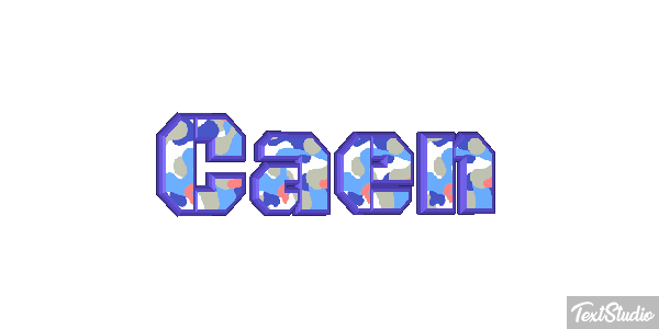 Caen テキスト効果