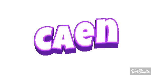 Caen テキスト効果