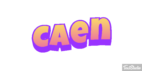 Caen テキスト効果