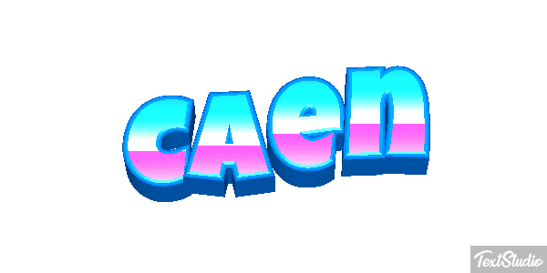 Caen テキスト効果