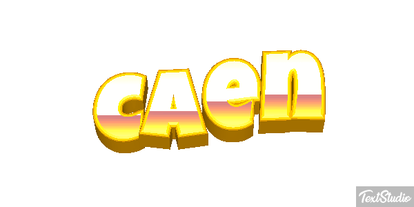 Caen テキスト効果