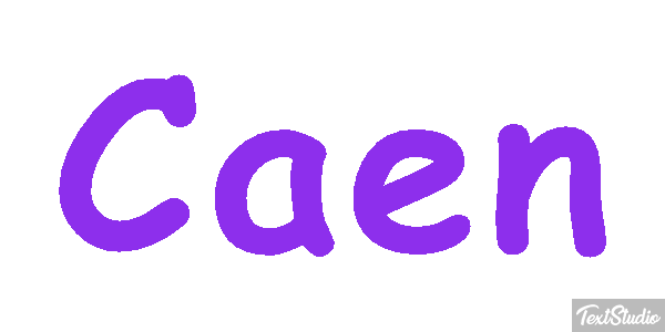 Caen テキスト効果