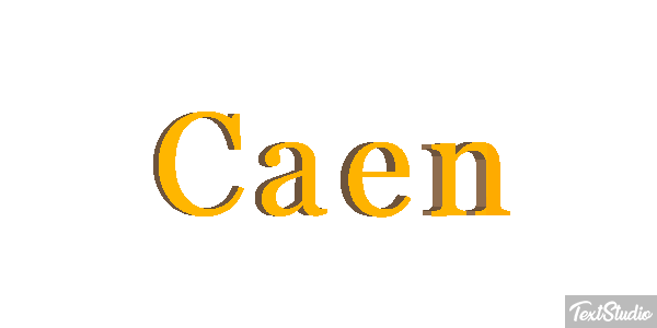Caen テキスト効果