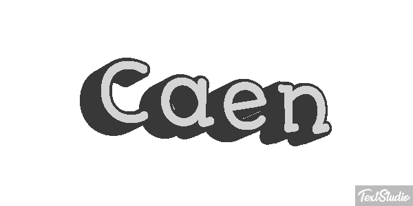 Caen テキスト効果