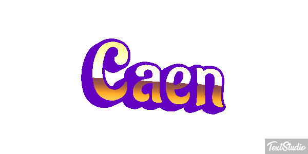 Caen テキスト効果