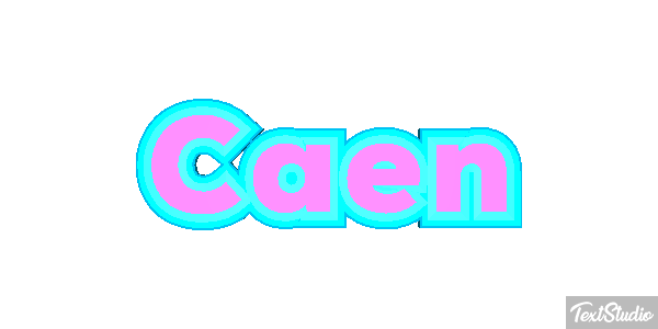 Caen テキスト効果