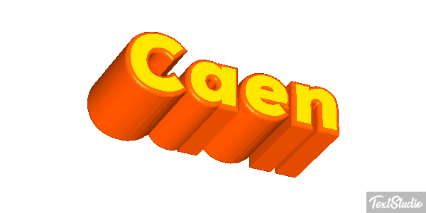 Caen テキスト効果