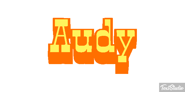 Audy Text effect