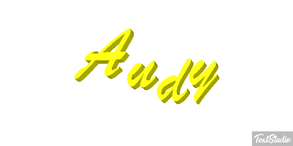 Audy Text effect