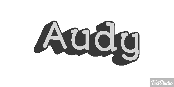 Audy Text effect