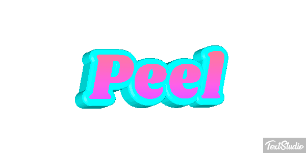 Peel Efekt tekstowy
