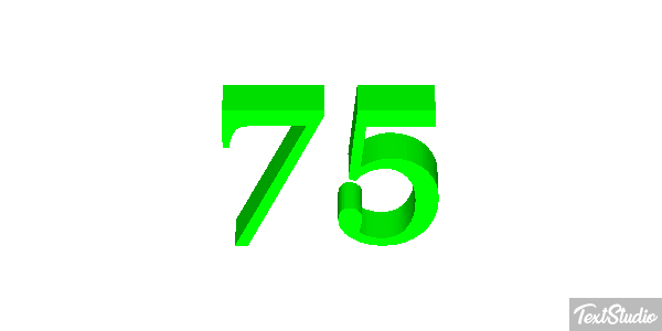 75 Effetto testo