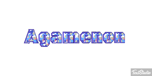 Agamenón Efecto de texto