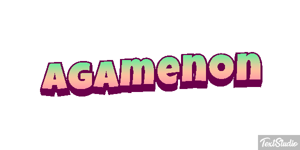 Agamenón Efecto de texto