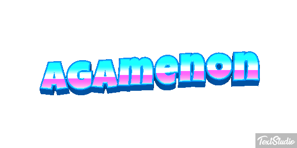 Agamenón Efecto de texto