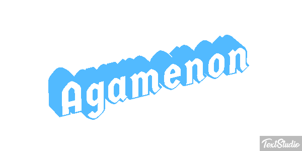 Agamenón Efecto de texto