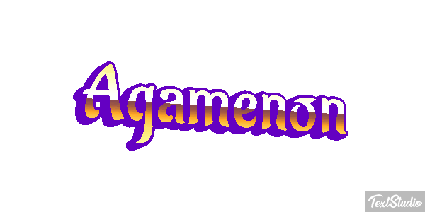 Agamenón Efecto de texto