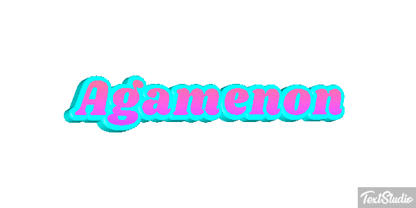 Agamenón Efecto de texto