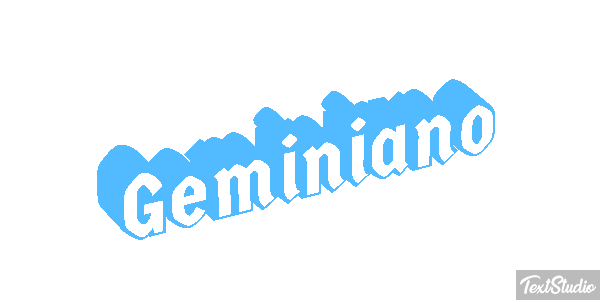 Geminiano Effetto testo