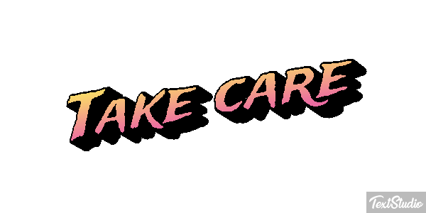 Take Care Text effect