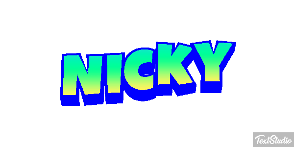 Nicky Text effect