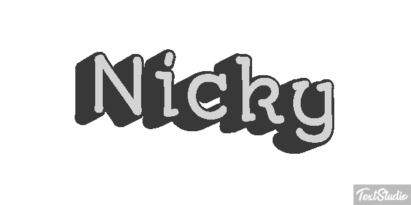 Nicky Text effect