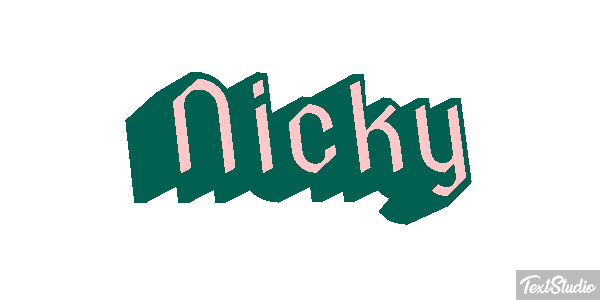 Nicky Text effect