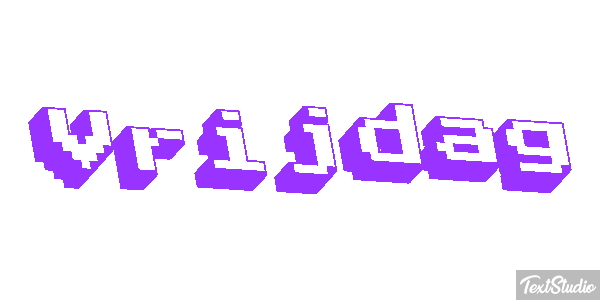 Vrijdag Text effect
