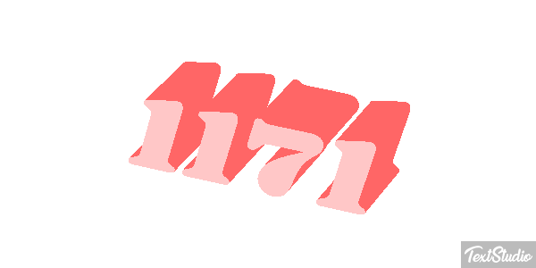 1171 Text effect