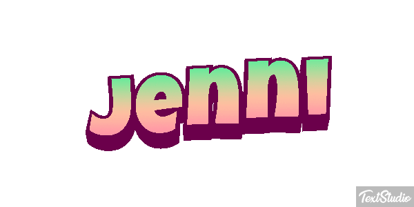 Jenni Текстовый эффект