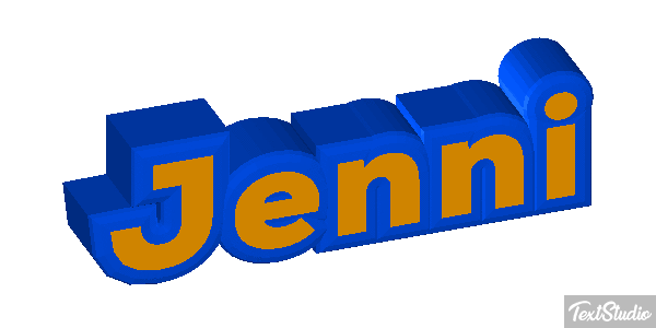 Jenni Текстовый эффект