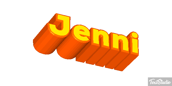 Jenni Текстовый эффект
