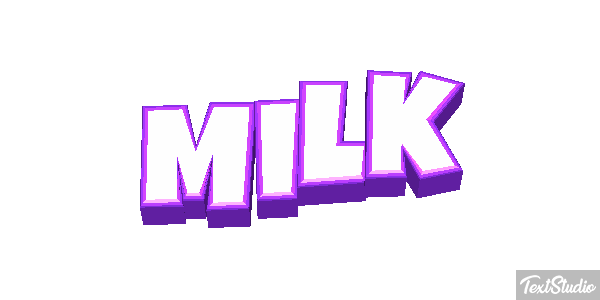 Milk Text effect