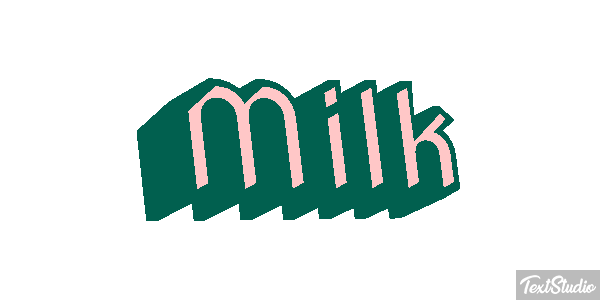 Milk Text effect
