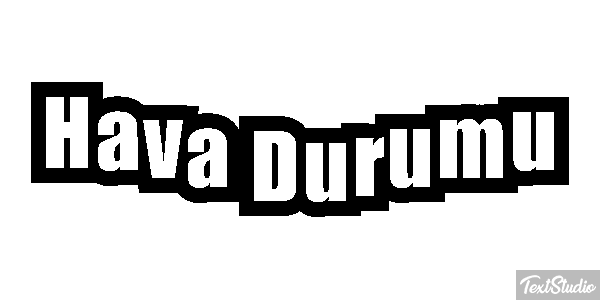 Hava Durumu Efeito do texto